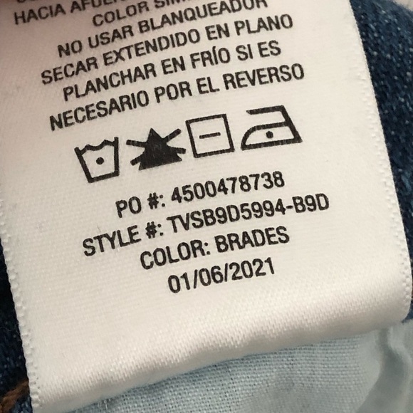 Joes jeans 31x28 high rise skinny ankle dark brades raw hem 0684 - Picture 8 of 9